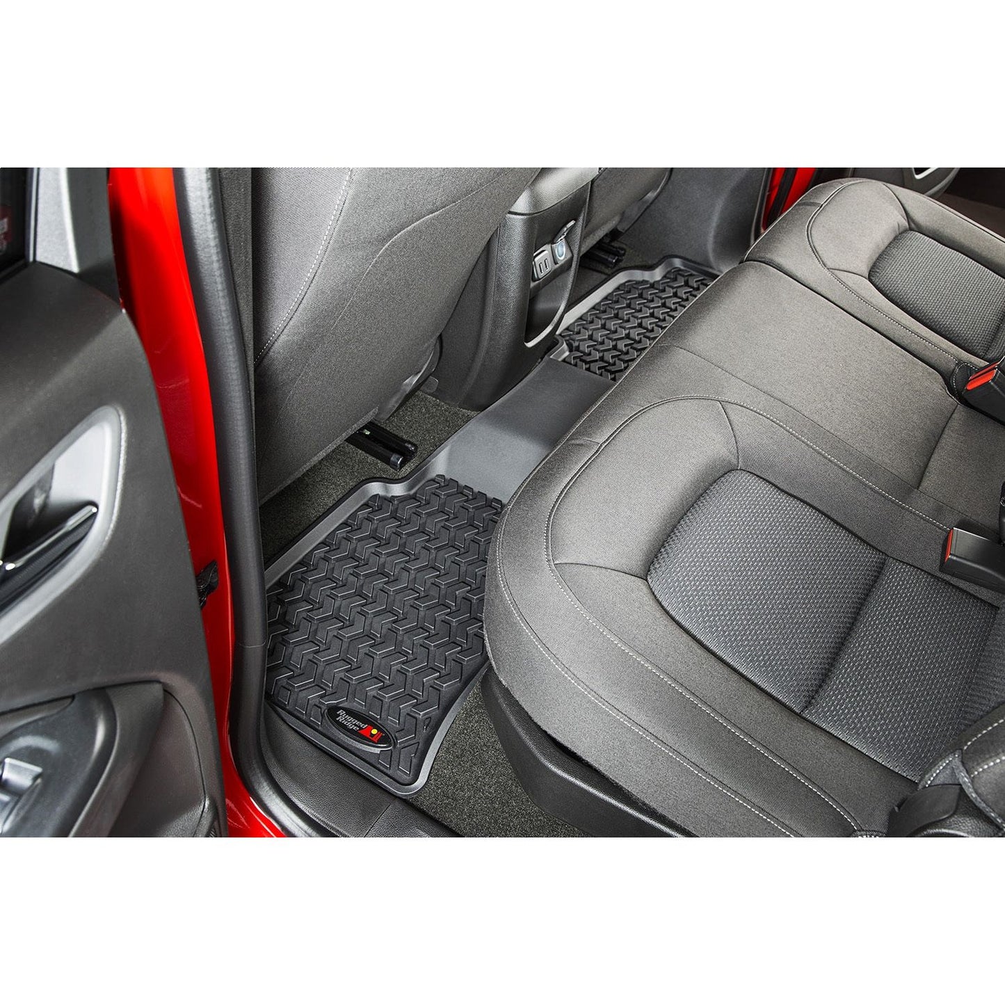 RUGGED RIDGE | 82951.15 | Rear Floor Liner, Black, 2015+ Chevrolet Colorado