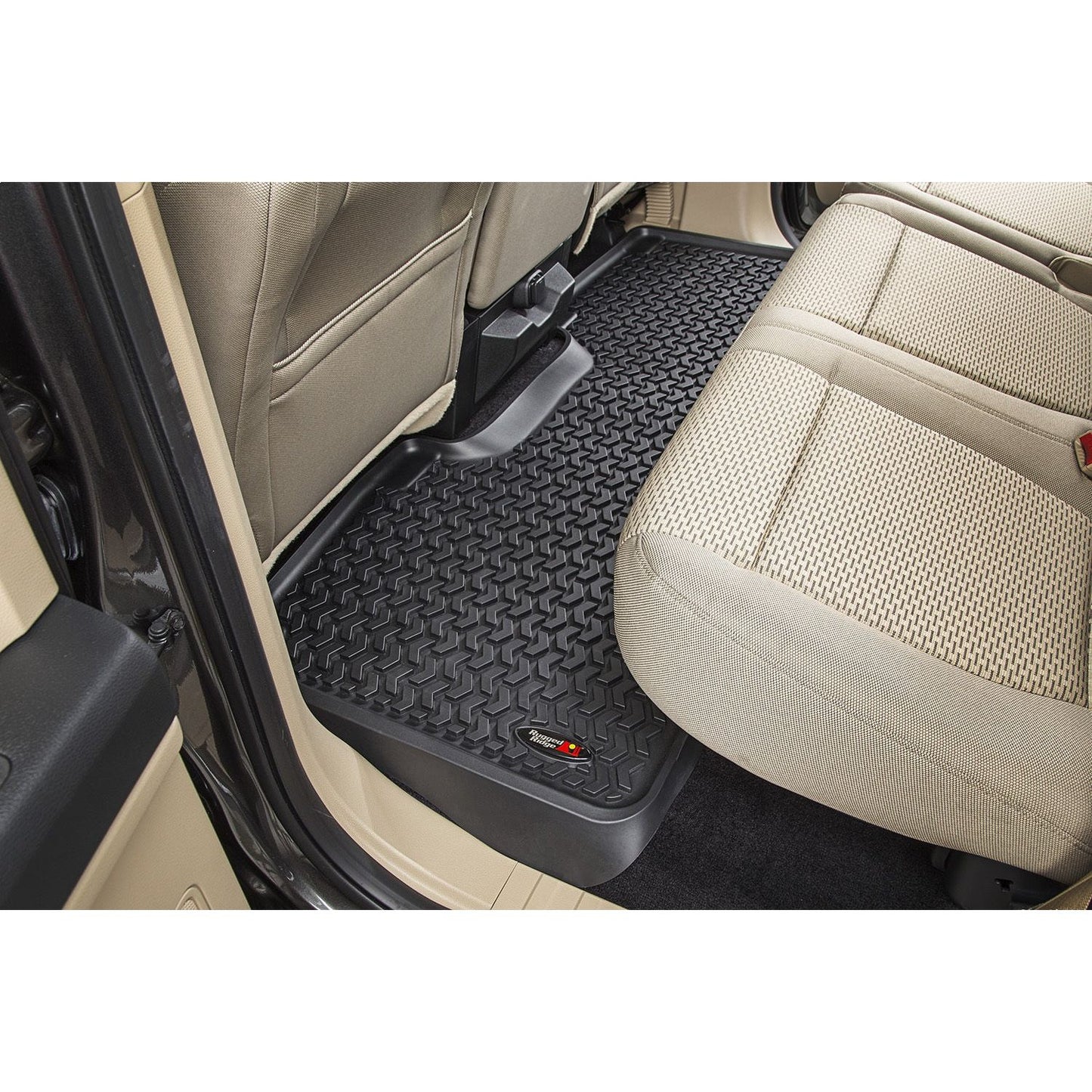 RUGGED RIDGE | 82952.15 | 15-16 F150 Crew Floor Liner, Rear, Black
