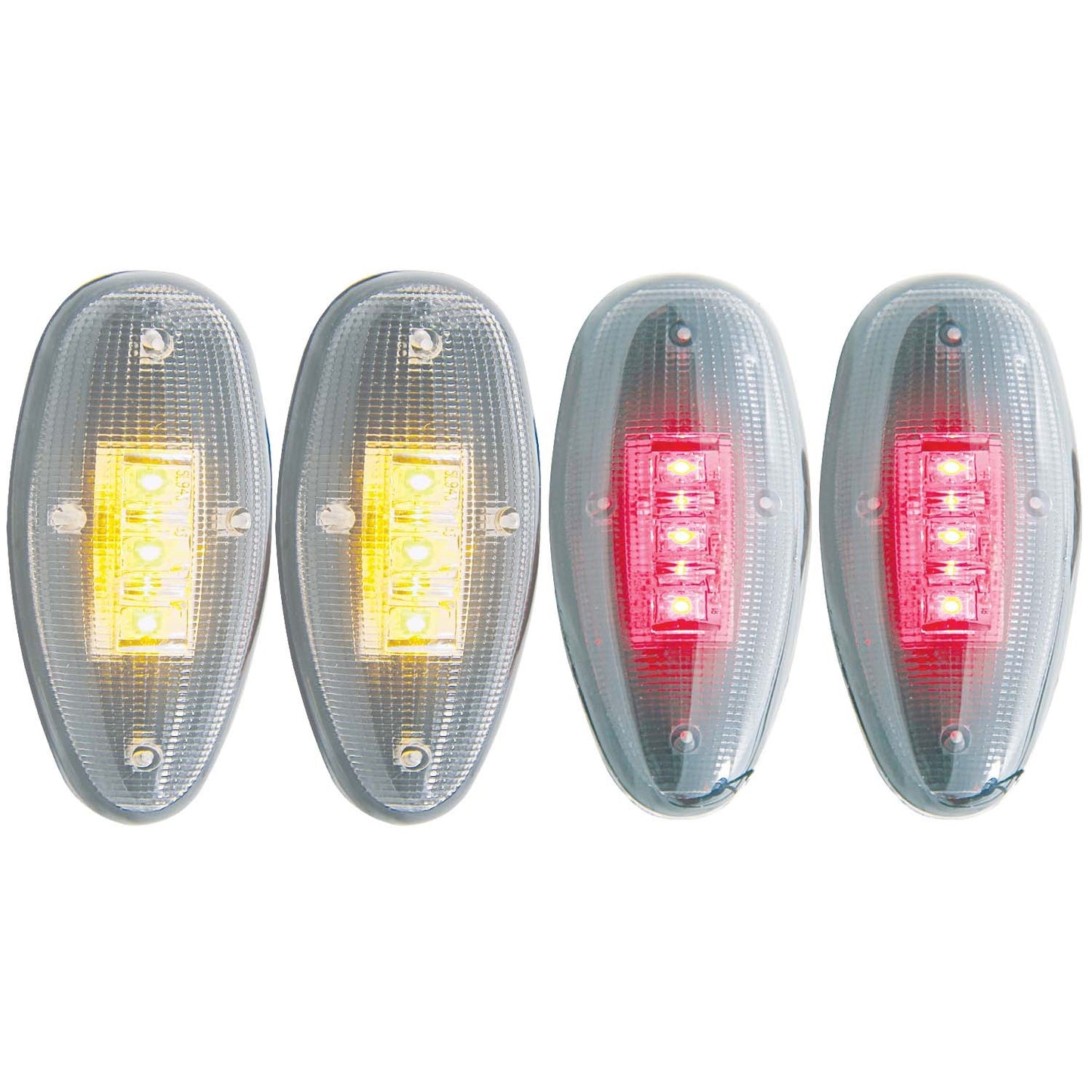 Anzo USA | LED Dually Fender Lights Clear Lens | Fits Silverado 3500 | 861081