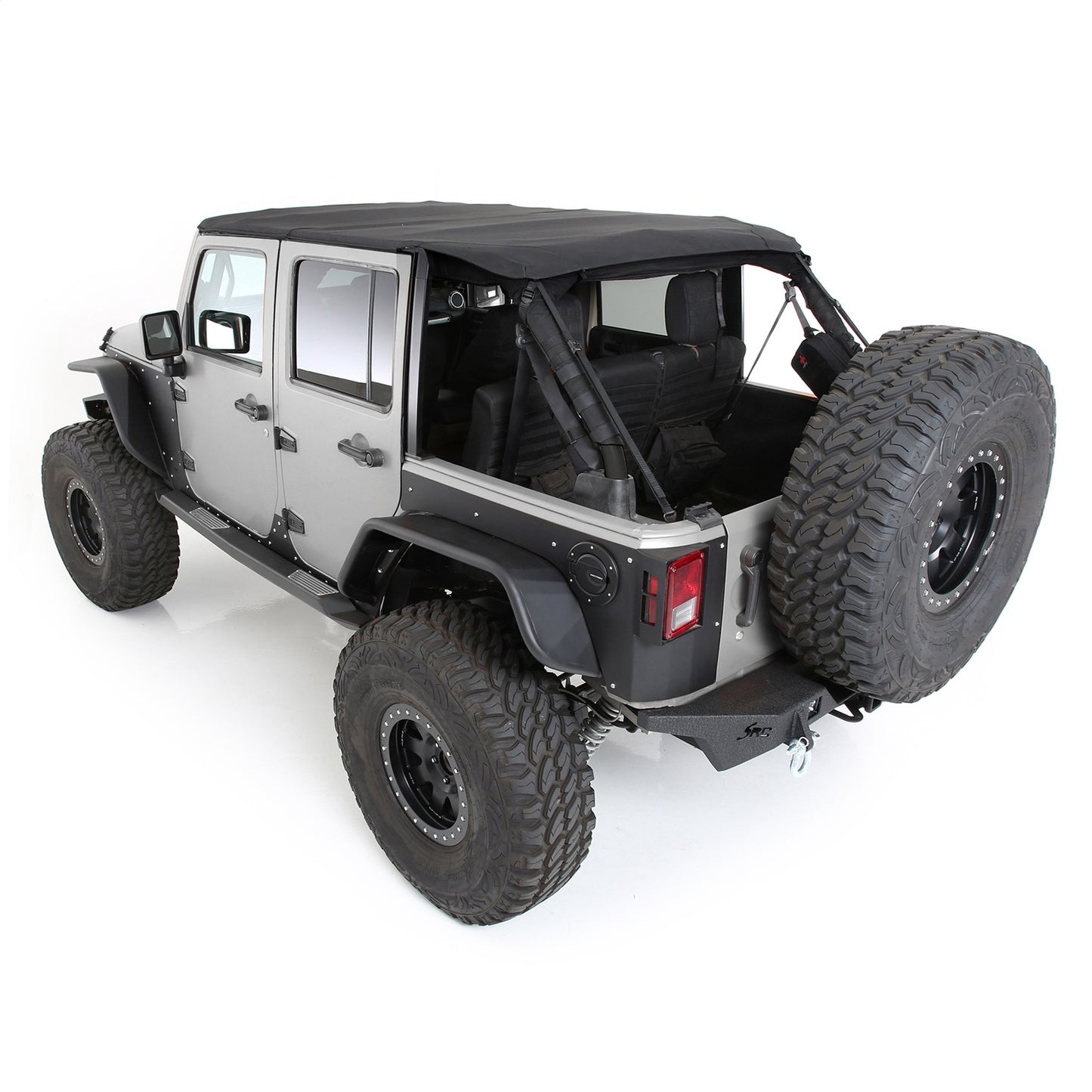 Smittybilt Bowless Combo Top w/Tinted Windows w/Tint Black Diamond I 9083135K