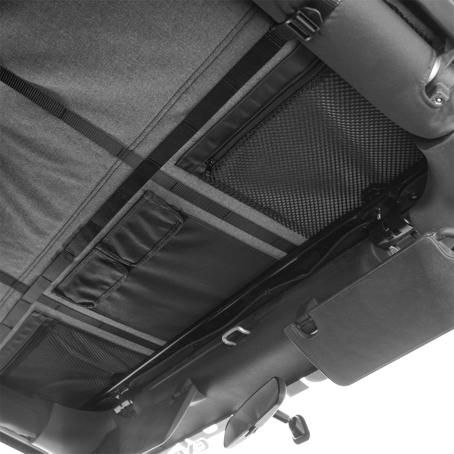 Smittybilt Bowless Combo Top w/Tinted Windows ProT3K Triple Layered Marine Grade Durable Vinyl Coated Soft Top OEM Diamond Style Fabric 30ml DOT Tinted Glass Black I 9087235
