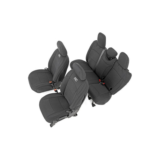 Rough Country 4-Door Models w/o Rear Arm Rest Seat Covers I 91010