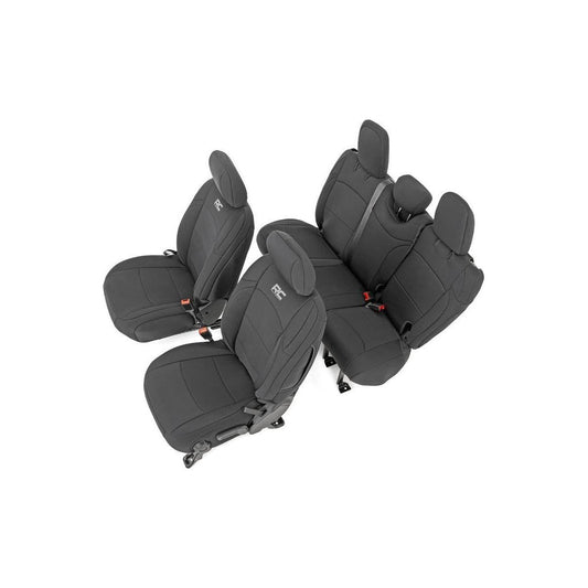 Rough Country 4-Door Models w/ Rear Arm Rest Seat Covers I 91012