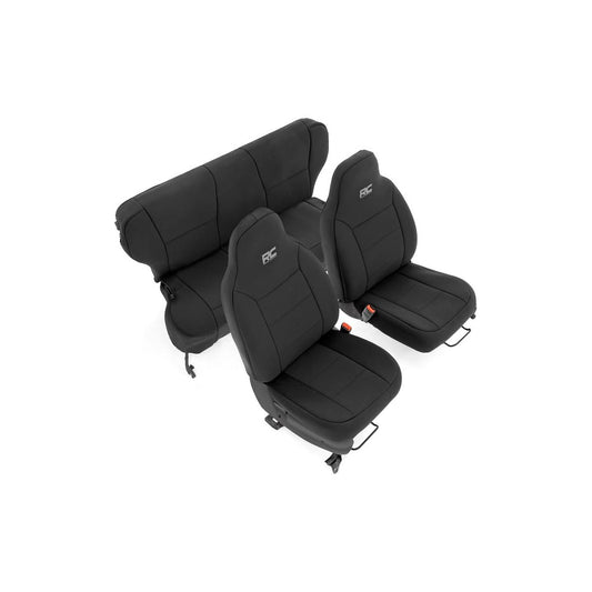 Rough Country 97-01 - Non-Detachable Headrest Seat Covers I 91022