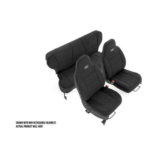 Rough Country 97-01 - Detachable Headrest Seat Covers I 91023