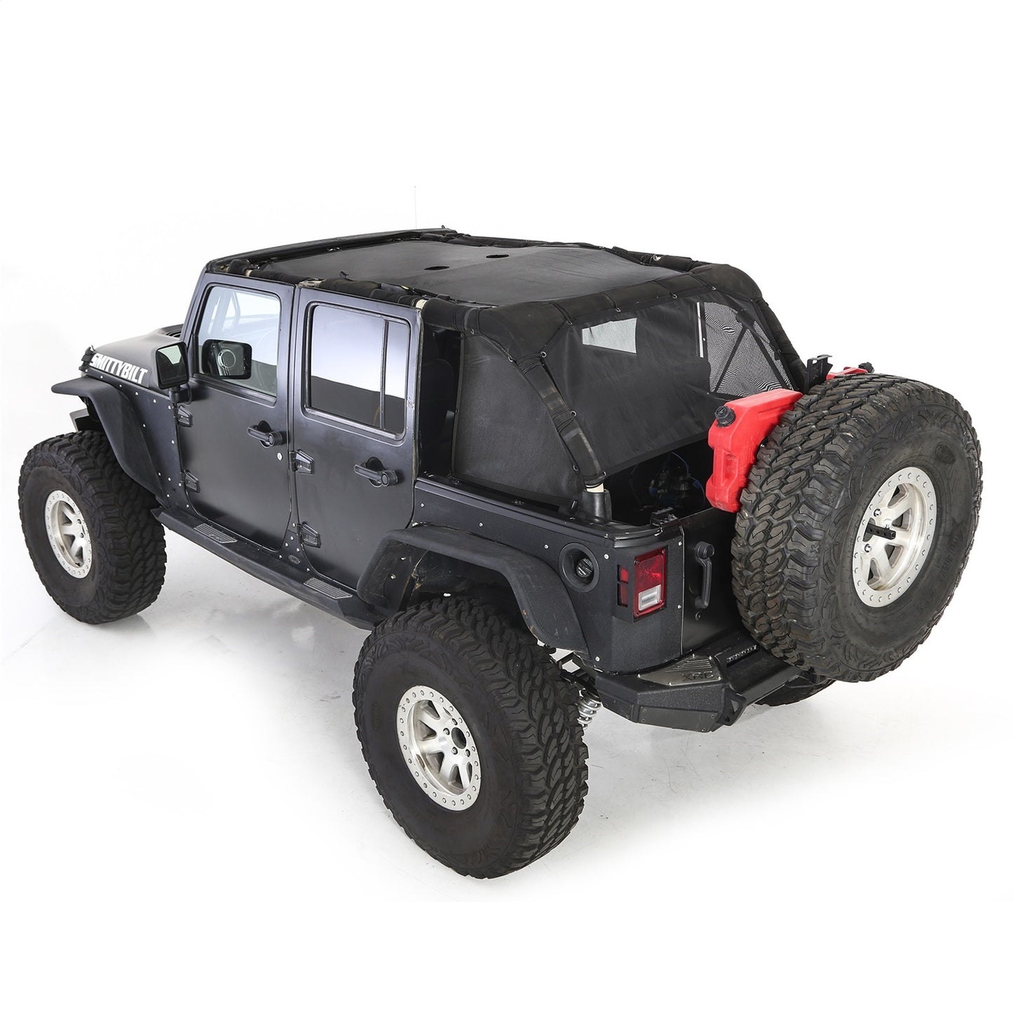 Smittybilt Cloak Extended Mesh Top Cloak Sides And Rear Black Mesh I 95501