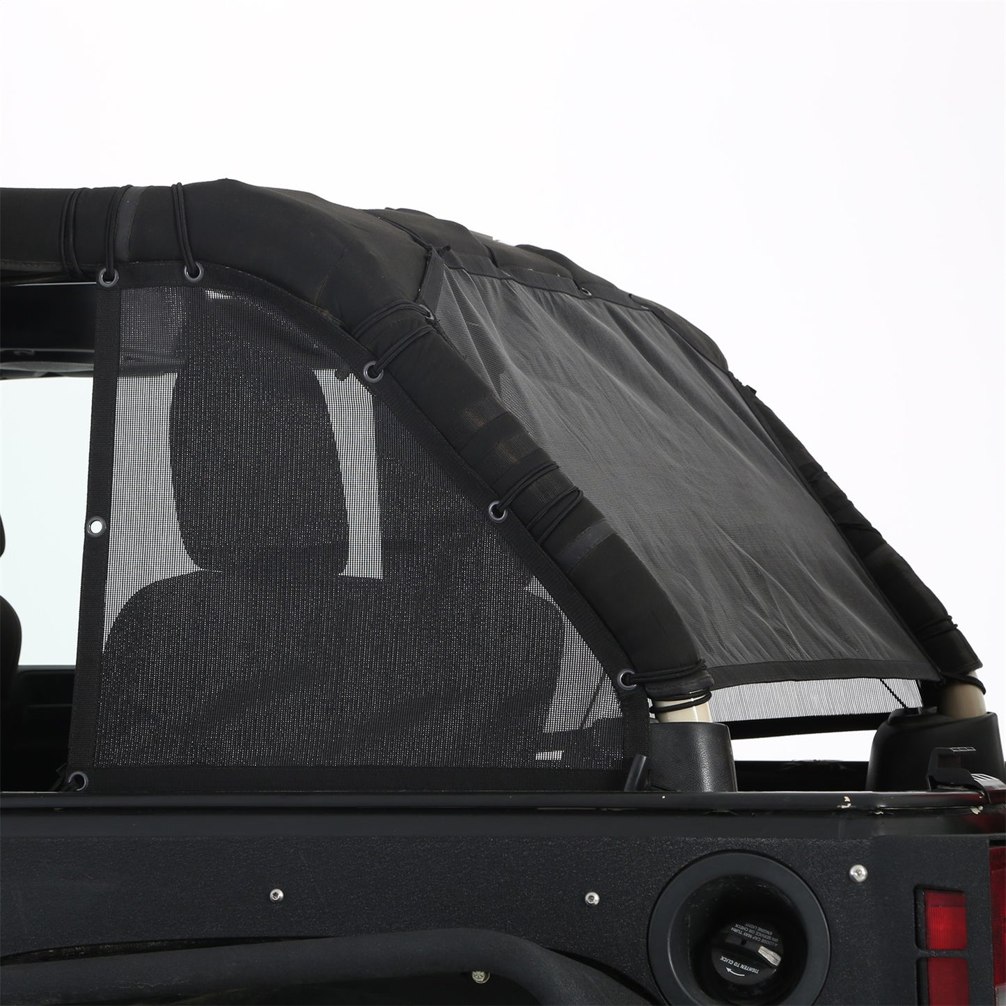 Smittybilt Cloak Extended Mesh Top Cloak Sides And Rear Black Mesh I 95501