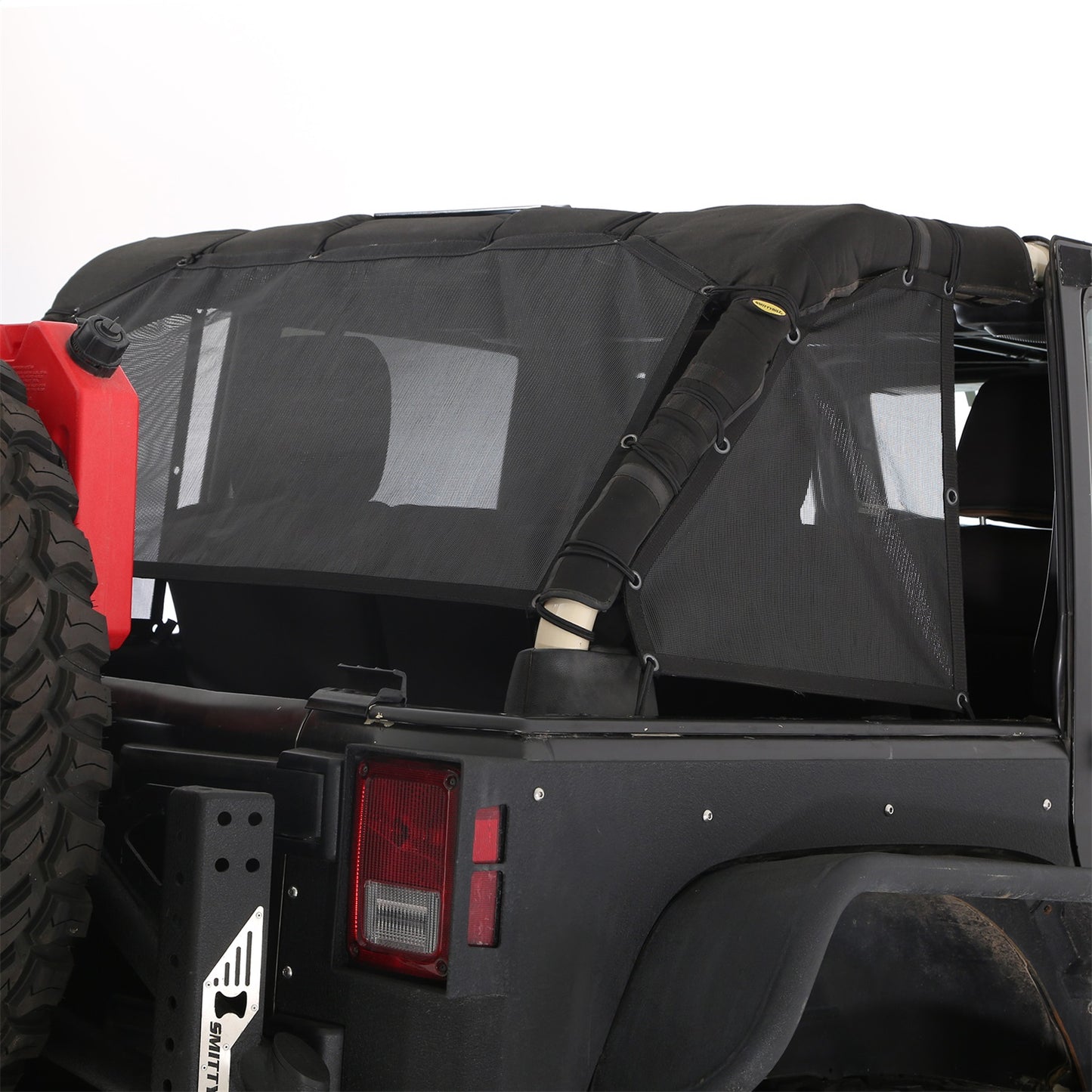 Smittybilt Cloak Extended Mesh Top Cloak Sides And Rear Black Mesh I 95501