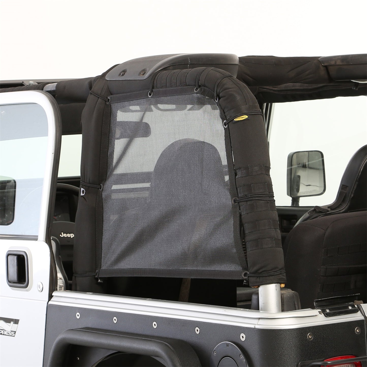 Smittybilt Cloak Extended Mesh Top Cloak Sides And Rear Black Mesh I 95601