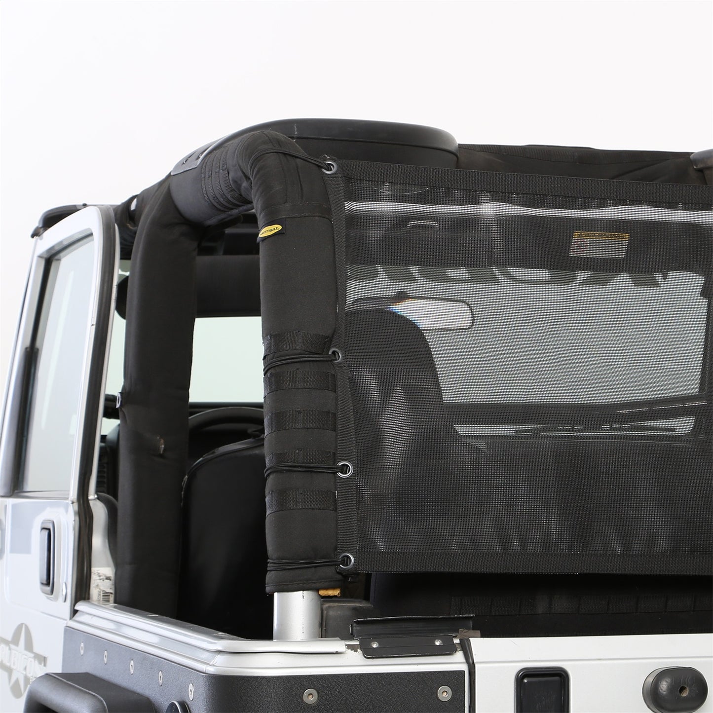 Smittybilt Cloak Extended Mesh Top Cloak Sides And Rear Black Mesh I 95601