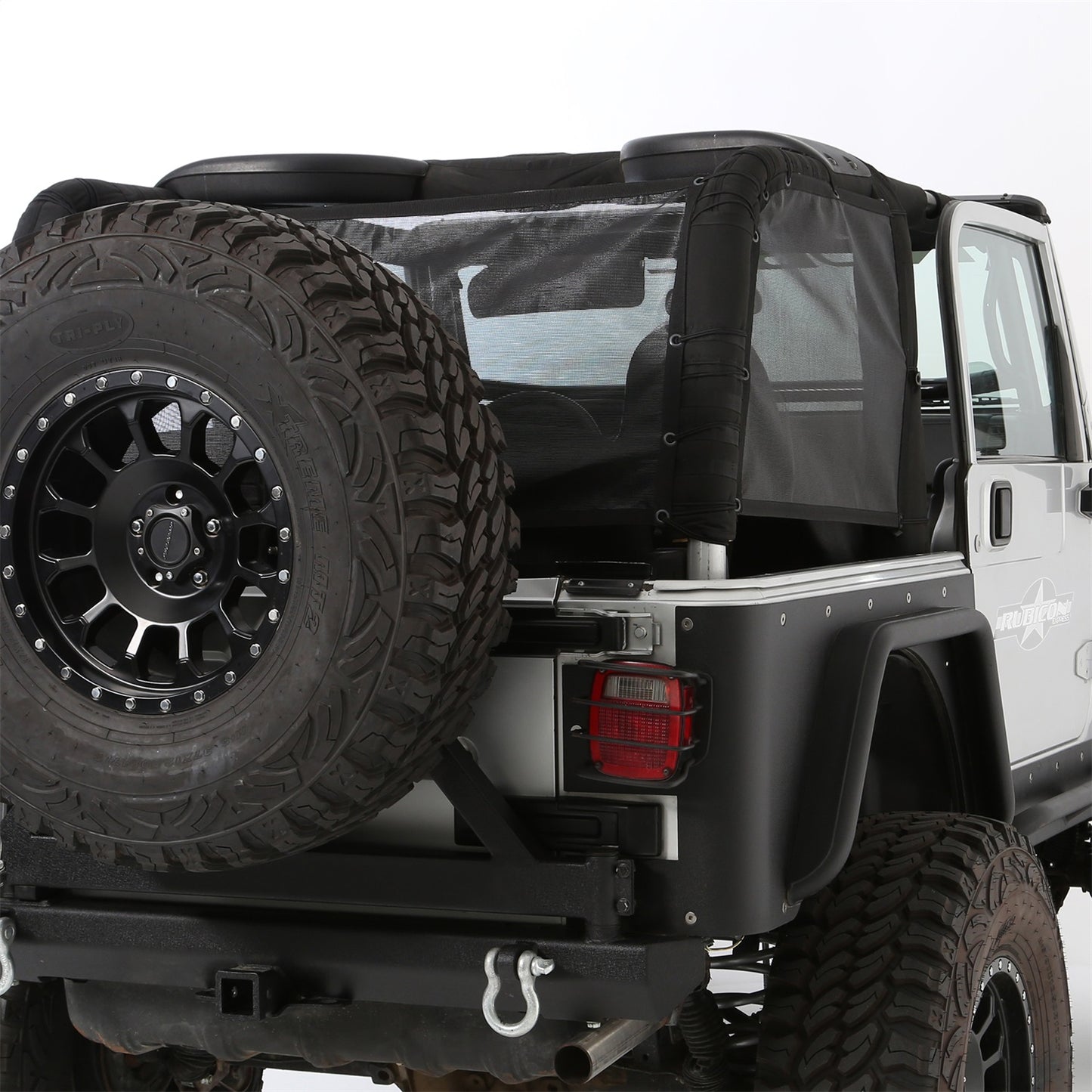 Smittybilt Cloak Extended Mesh Top Cloak Sides And Rear Black Mesh I 95601