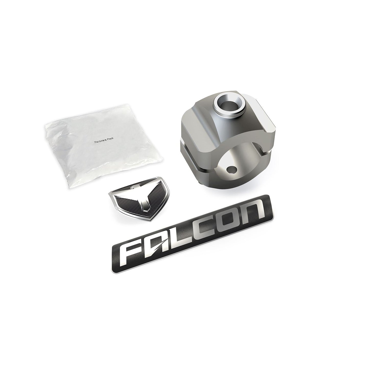FALCON SHOCKS | 07-Up Jeep Wranlger JL/JK 20-Up Gladiator Steering Stabilizer Tie Rod Clamp Kit 1-5/8 Inch HD Nexus EF Falcon Shocks | 99-01-01-158