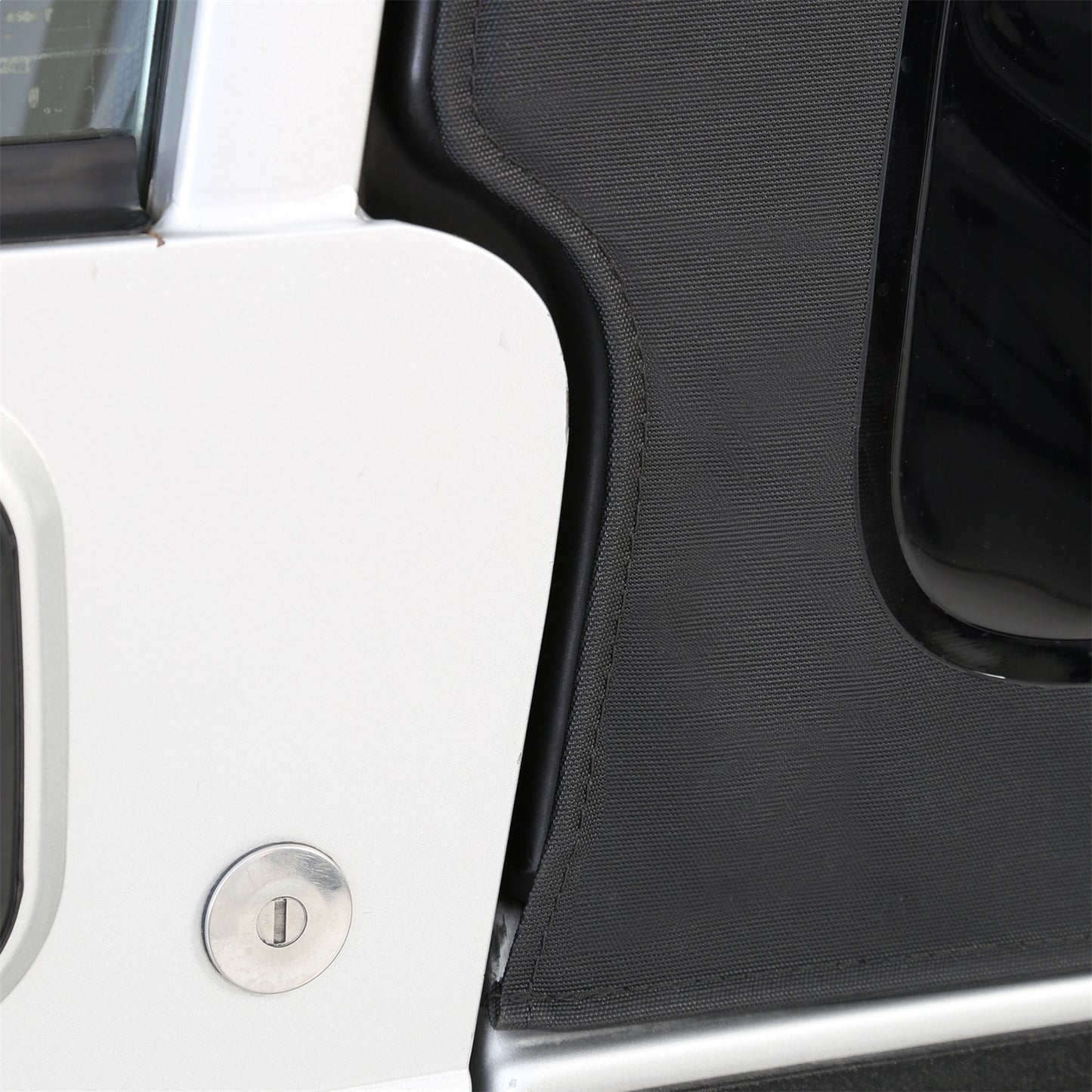 Smittybilt Bowless Combo Top w/Tinted Windows Marine Grade Durable Vinyl Coated Soft Top OEM Diamond Style Fabric 30ml DOT Tinted Glass Black I 9973235