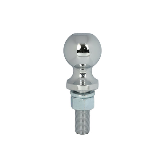ENTHUZE| 1-7/8" Trailer Ball, 3/4" X 2-3/8" Shank, 2000 Lbs, Chrome |ACTENT-110-001