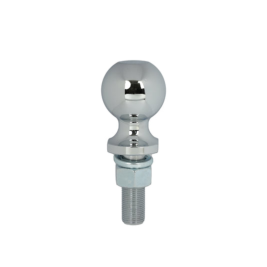 ENTHUZE| 2" Trailer Ball, 3/4" X 2-3/8" Shank, 3,500 Lbs., Chrome |ACTENT-110-003