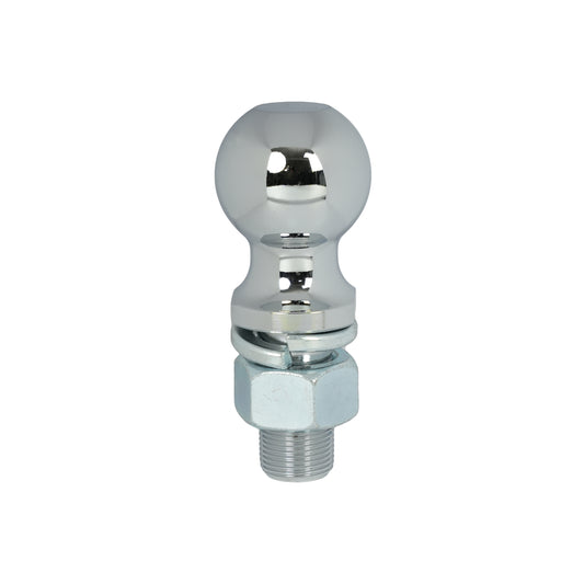 ENTHUZE| 2" Trailer Ball, 1" X 2-1/8" Shank, 6,000 Lbs., Chrome |ACTENT-110-004
