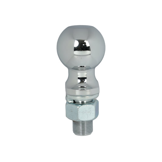 ENTHUZE| 2-5/16" Trailer Ball, 1" X 2-1/8" Shank, 6,000 Lbs, Chrome |ACTENT-110-005