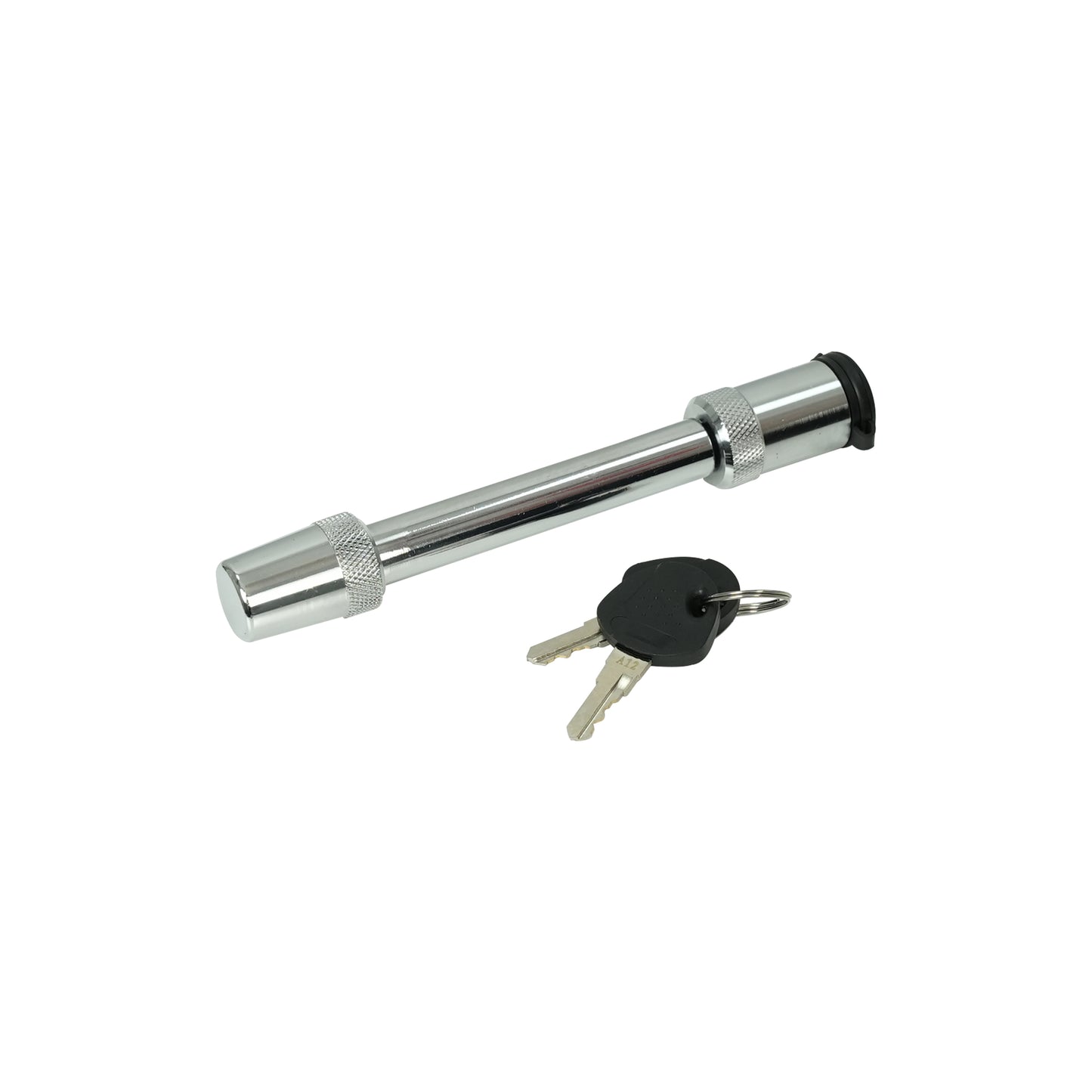 ENTHUZE| 5/8" Hitch Lock, 2" Receiver, Barbell, Chrome |ACTENT-120-158