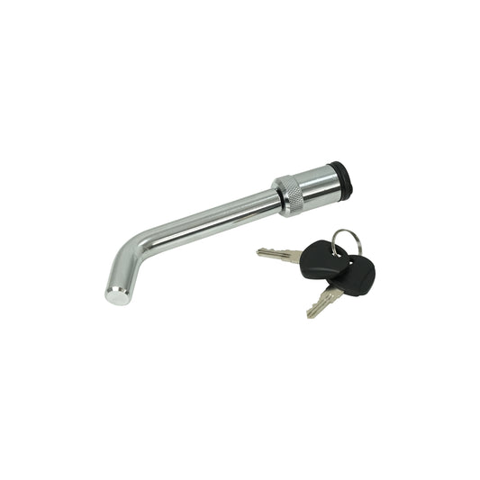 ENTHUZE| 5/8" Hitch Lock, 2", 2-1/2" Or 3" Receiver, Deadbolt, Chrome |ACTENT-120-258