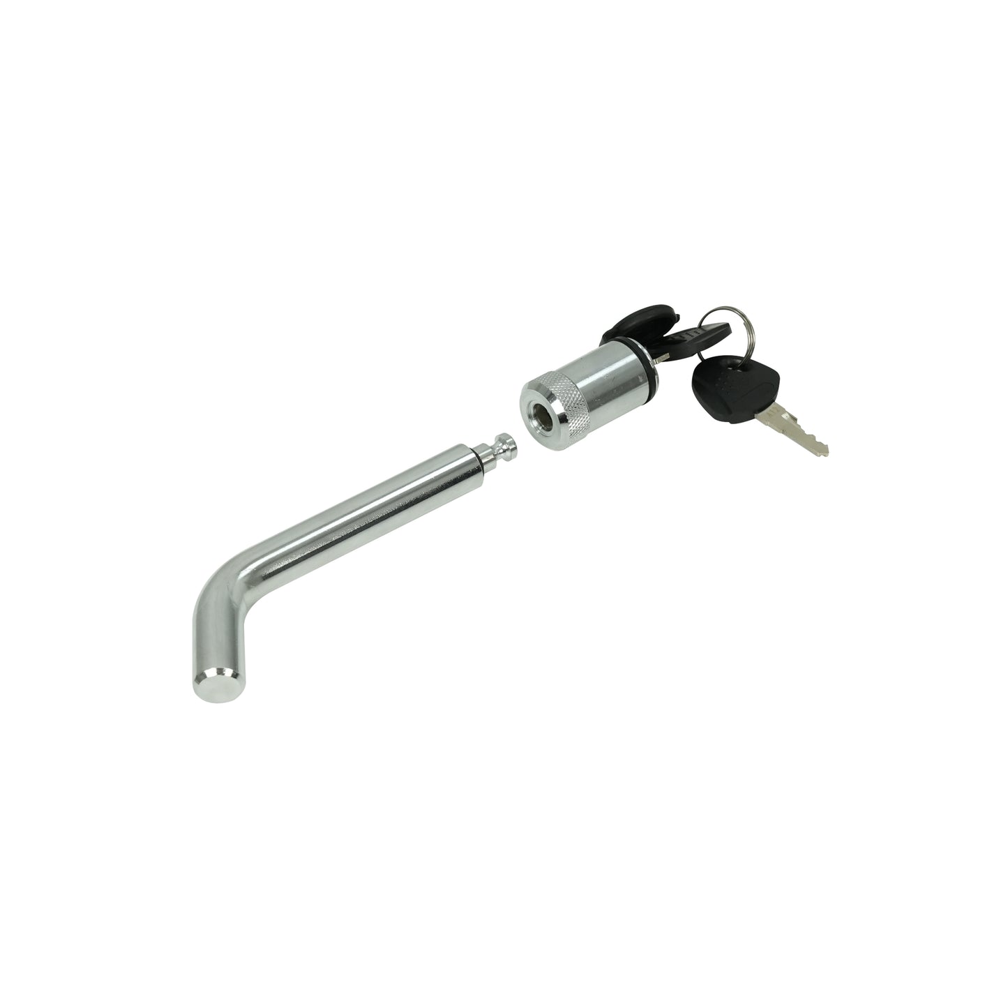 ENTHUZE| 5/8" Hitch Lock, 2", 2-1/2" Or 3" Receiver, Deadbolt, Chrome |ACTENT-120-258