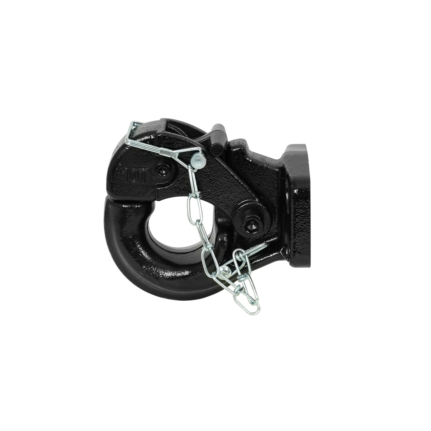 ENTHUZE| Pintle Hook With Safety Pin (20K), Fits 2-1/2" Or 3" Lunette Rings |ACTENT-140-001