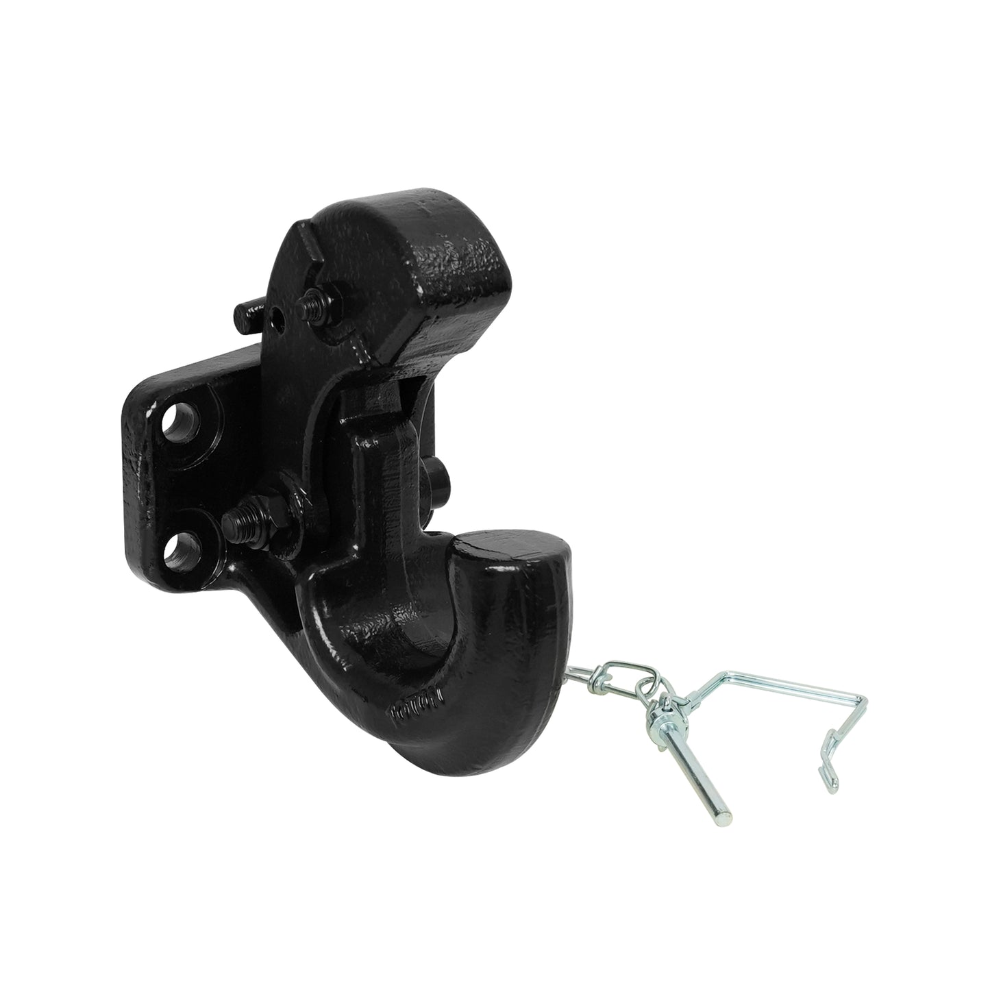 ENTHUZE| Pintle Hook With Safety Pin (20K), Fits 2-1/2" Or 3" Lunette Rings |ACTENT-140-001