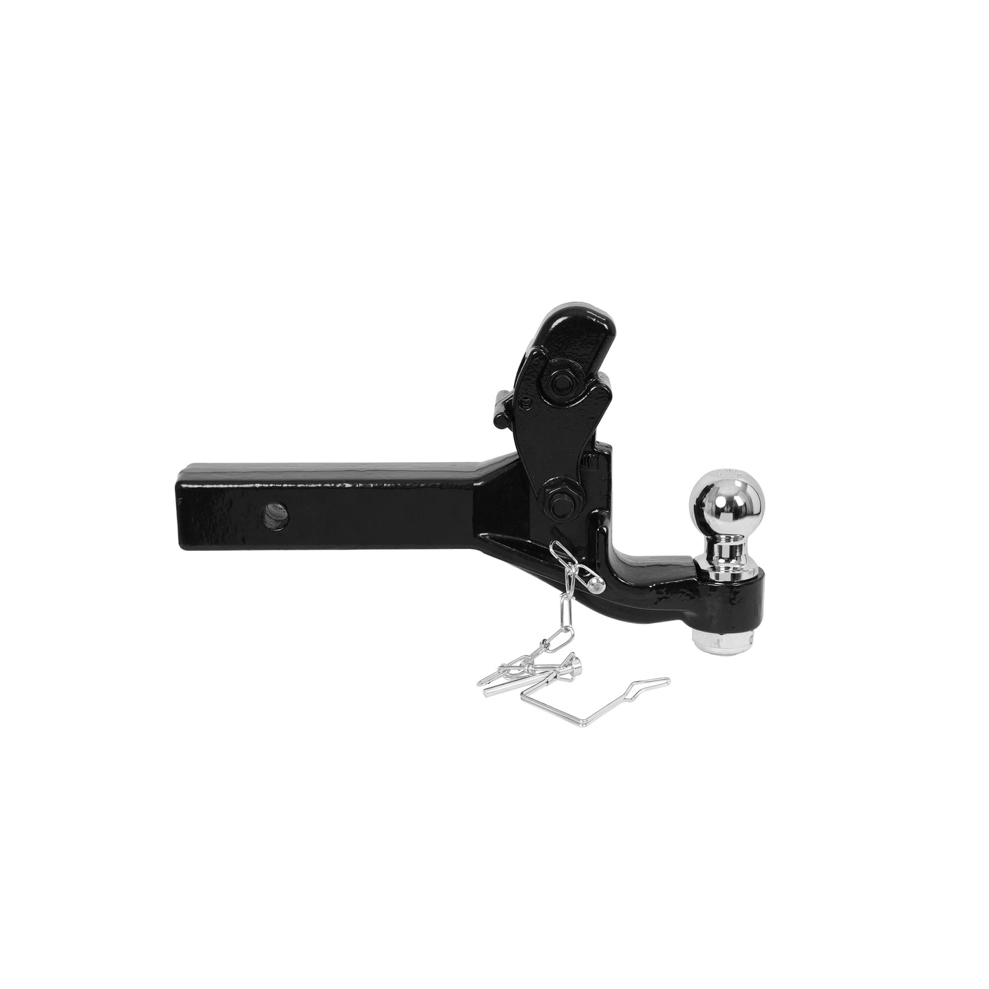 ENTHUZE| Receiver-Mount Ball & Pintle Hitch, 2" Shank, 2" Ball, 12,000 Lbs |ACTENT-140-005