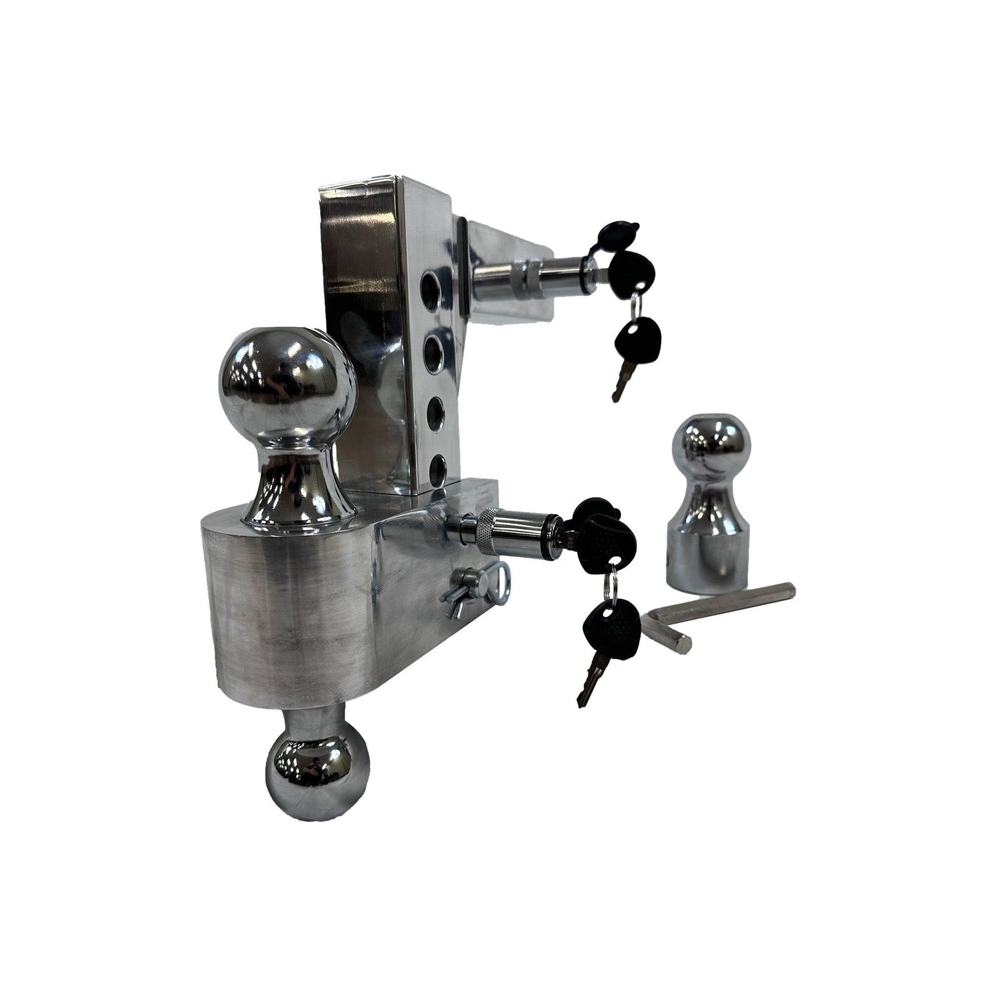 ENTHUZE| Aluminum Adjustable Drop Hitch |ACTENT-ADDH