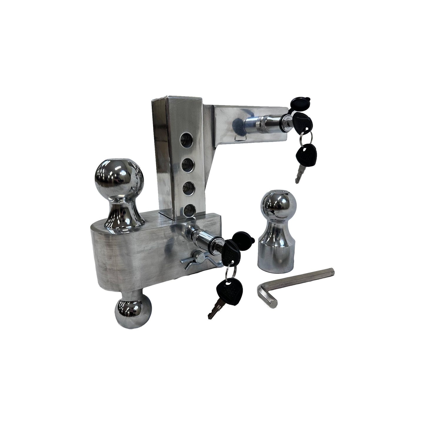 ENTHUZE| Aluminum Adjustable Drop Hitch |ACTENT-ADDH