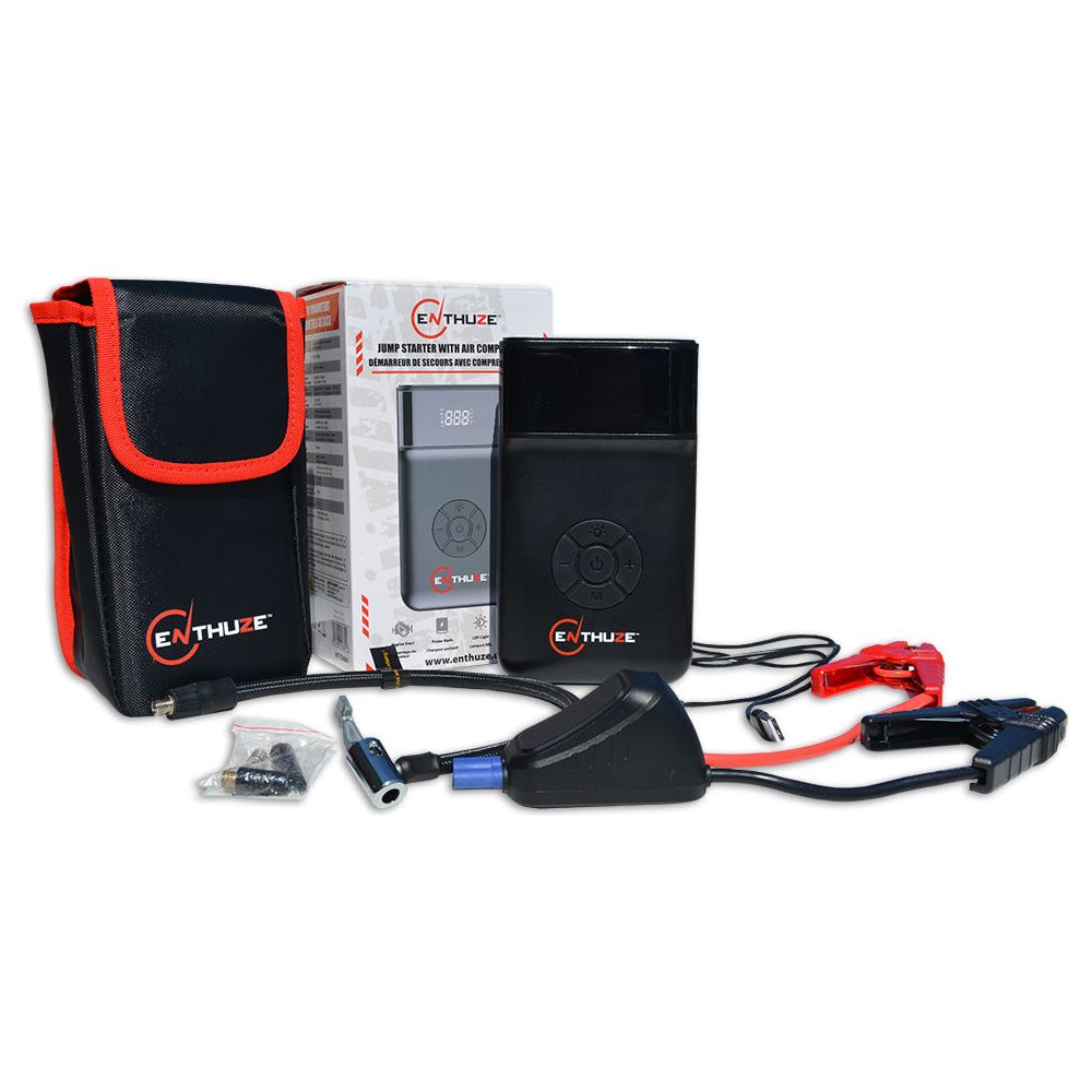 ENTHUZE| Jump Starter With Air Compressor |ACTENT-TD6000