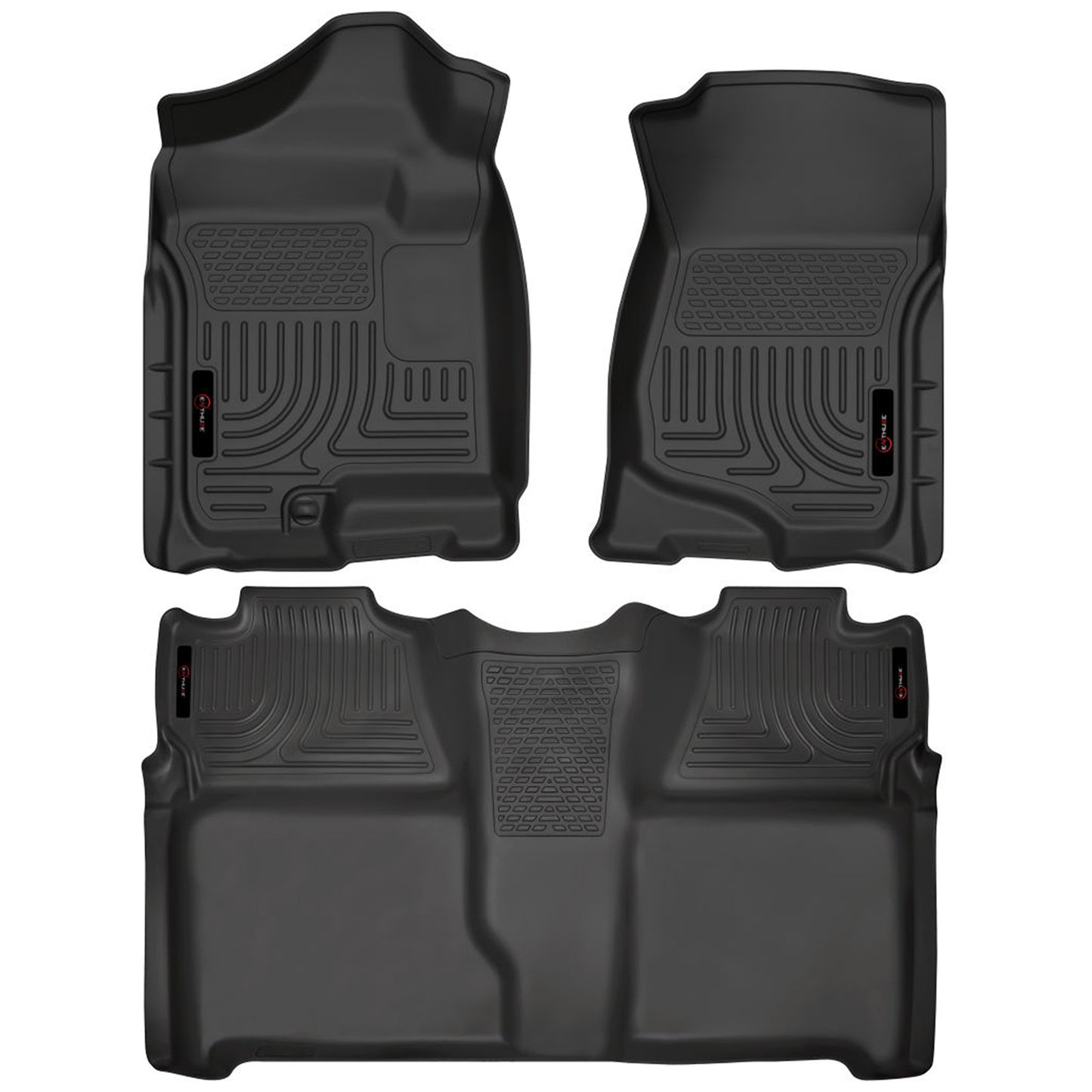 ENTHUZE|Floor Liners Silverado/Sierra 1500/2500/3500 07-13 Crew Cab |ACTENT10291-2