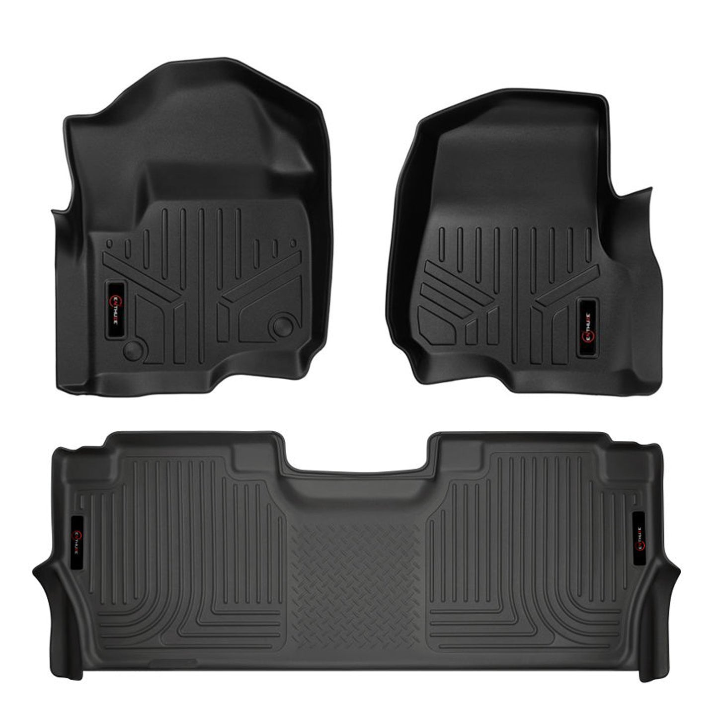 ENTHUZE|Floor Liners F-250/350/450/550 Crew 17-22 |ACTENT10339-2