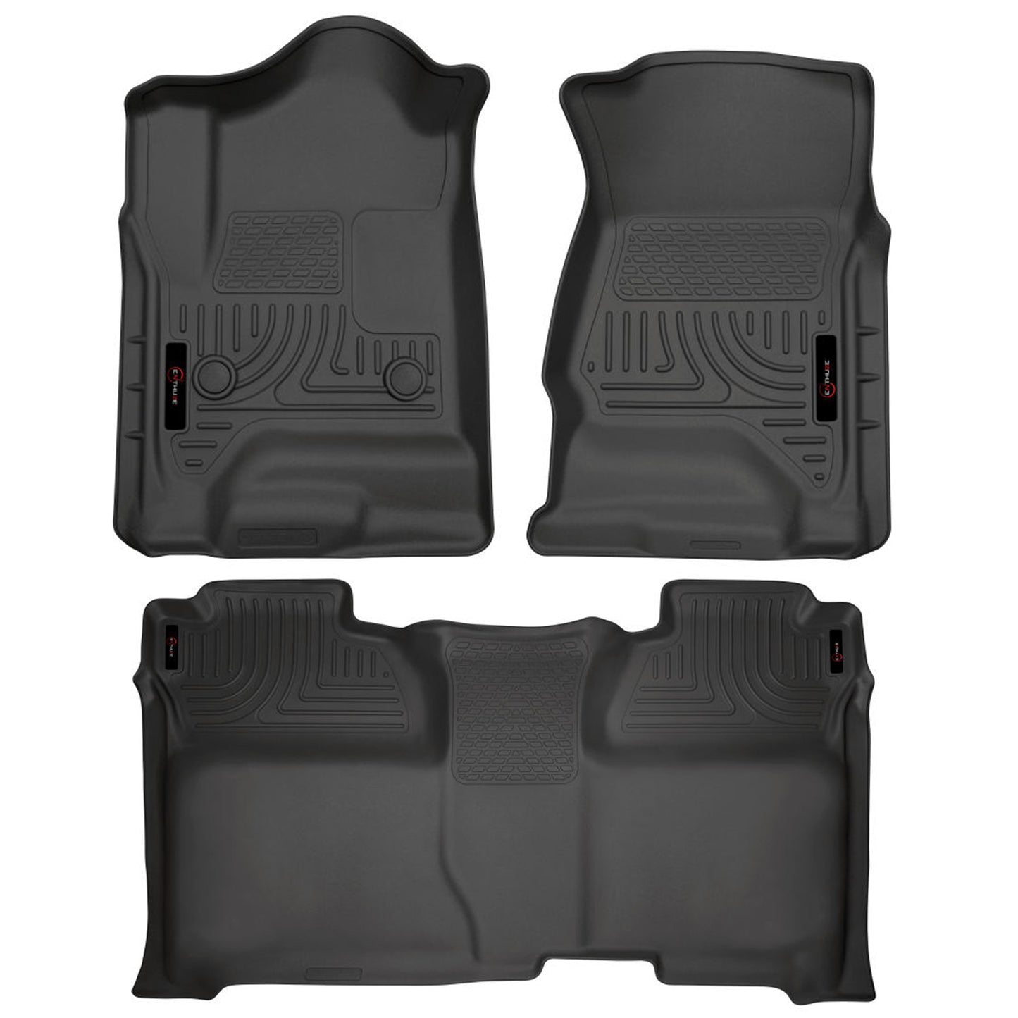 ENTHUZE|Floor Liners Silverado\Sierra 1500/2500/3500 Crew 14-18 |ACTENT13291-2