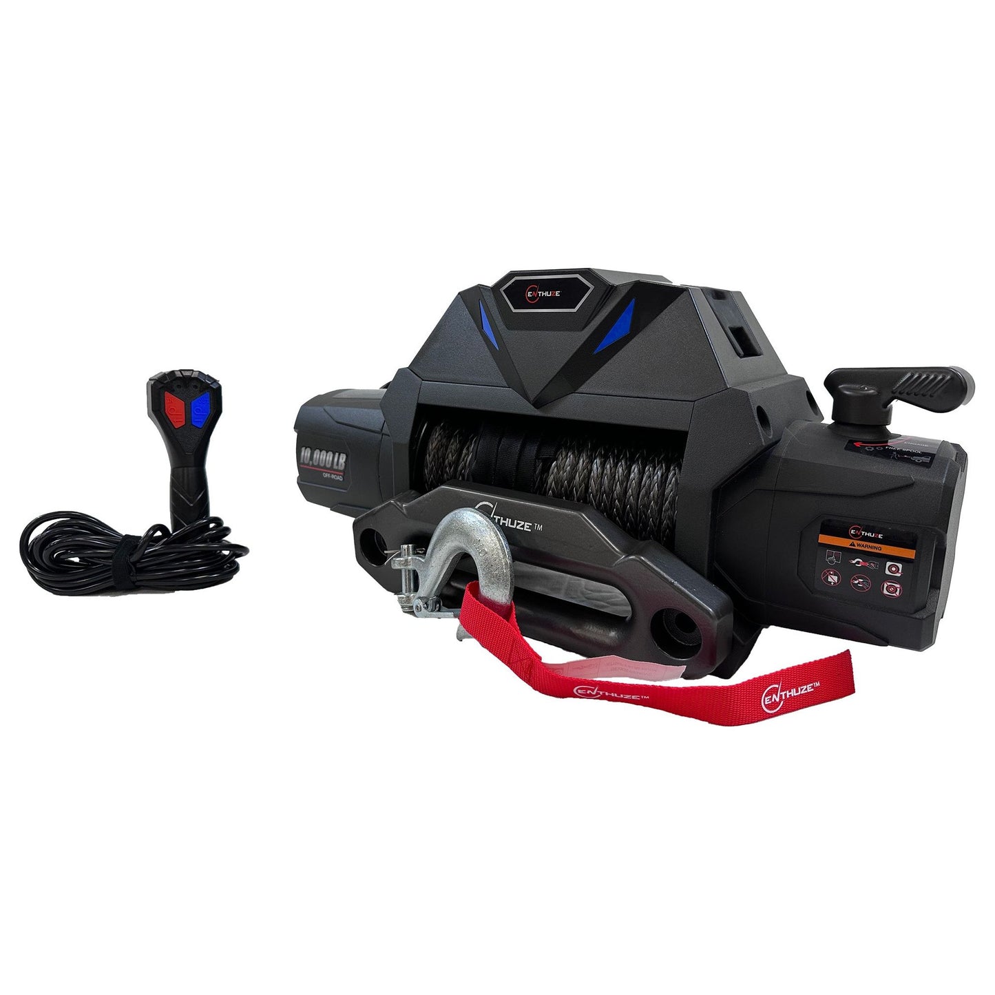 ENTHUZE| 10000 Lb Winch, Synthetic Rope |ACTENT5501P