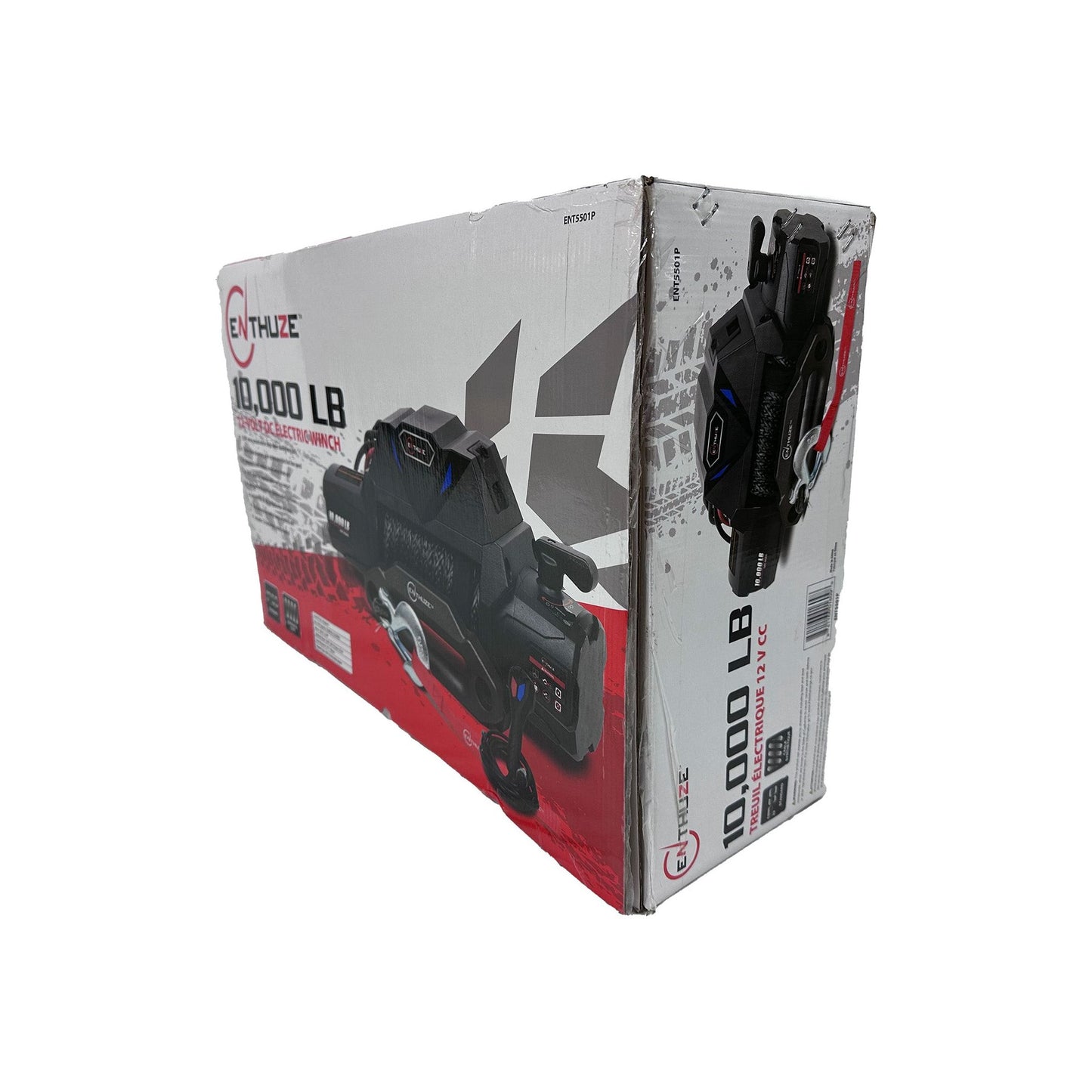 ENTHUZE| 10000 Lb Winch, Synthetic Rope |ACTENT5501P