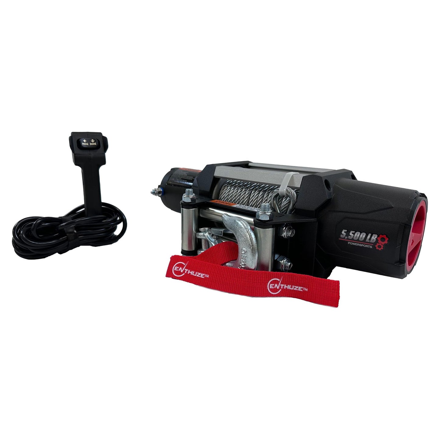 ENTHUZE| 5500Lb Atv/Utv Winch, Steel Rope |ACTENT6201P