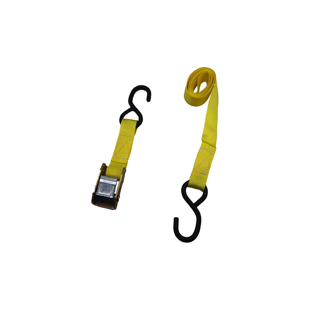ENTHUZE| Cam Buckle Strap With S-Hooks, 6' |ACTENT630797