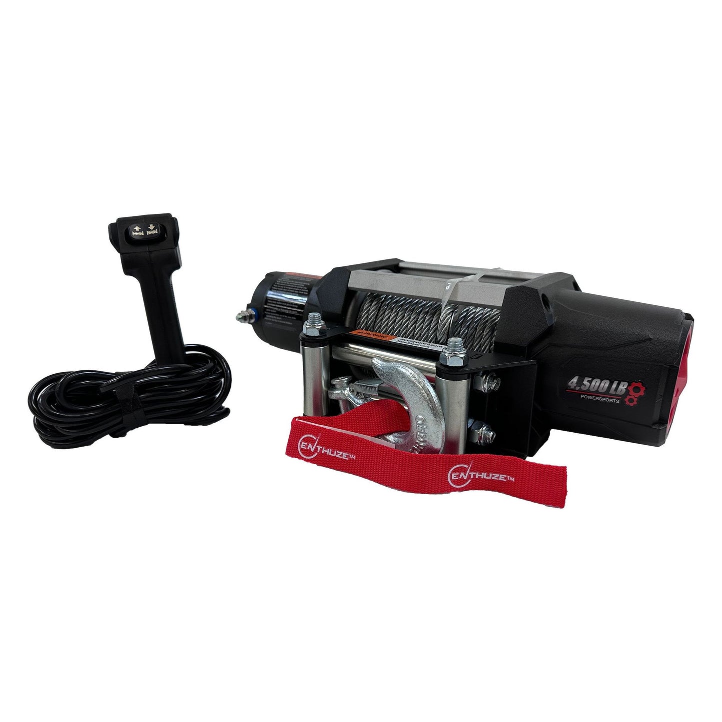 ENTHUZE| 4500Lb Atv/Utv Winch, Steel Rope |ACTENT7201P