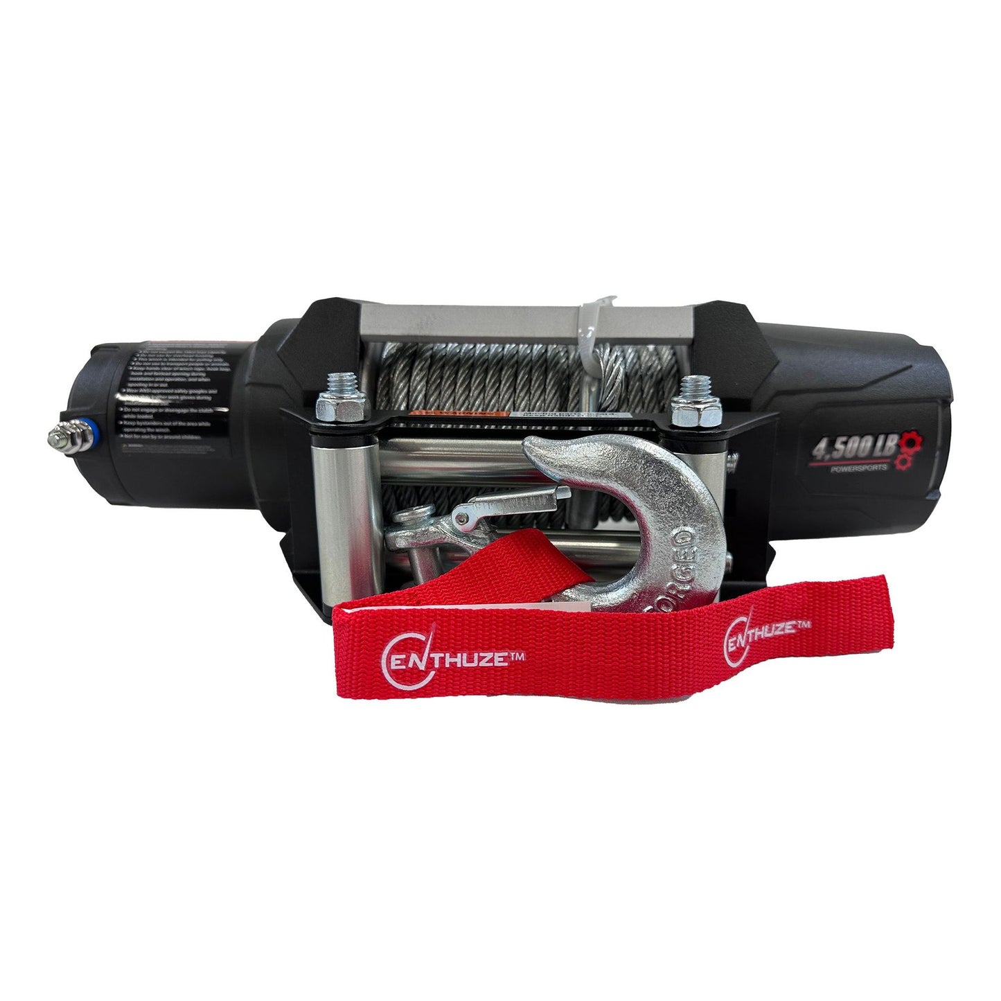 ENTHUZE| 4500Lb Atv/Utv Winch, Steel Rope |ACTENT7201P