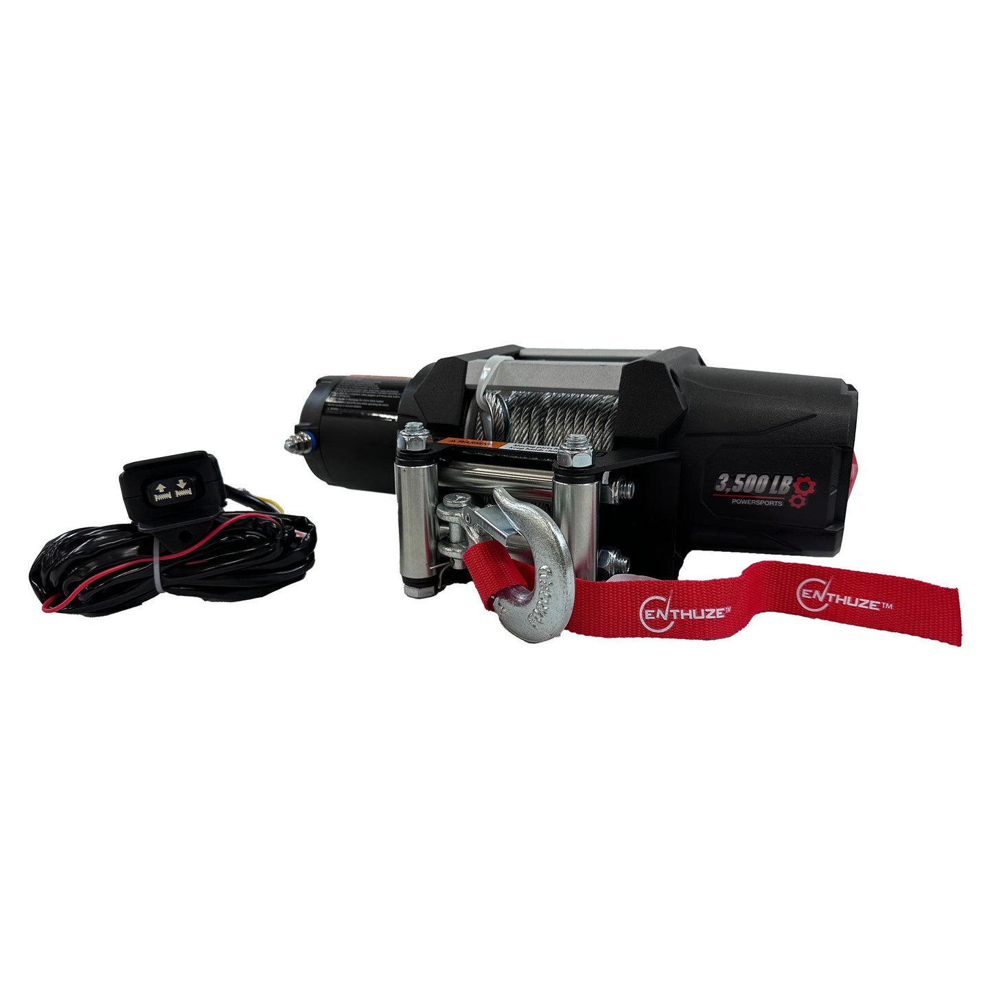 ENTHUZE| 3500Lb Atv/Utv Winch, Steel Rope |ACTENT8201P