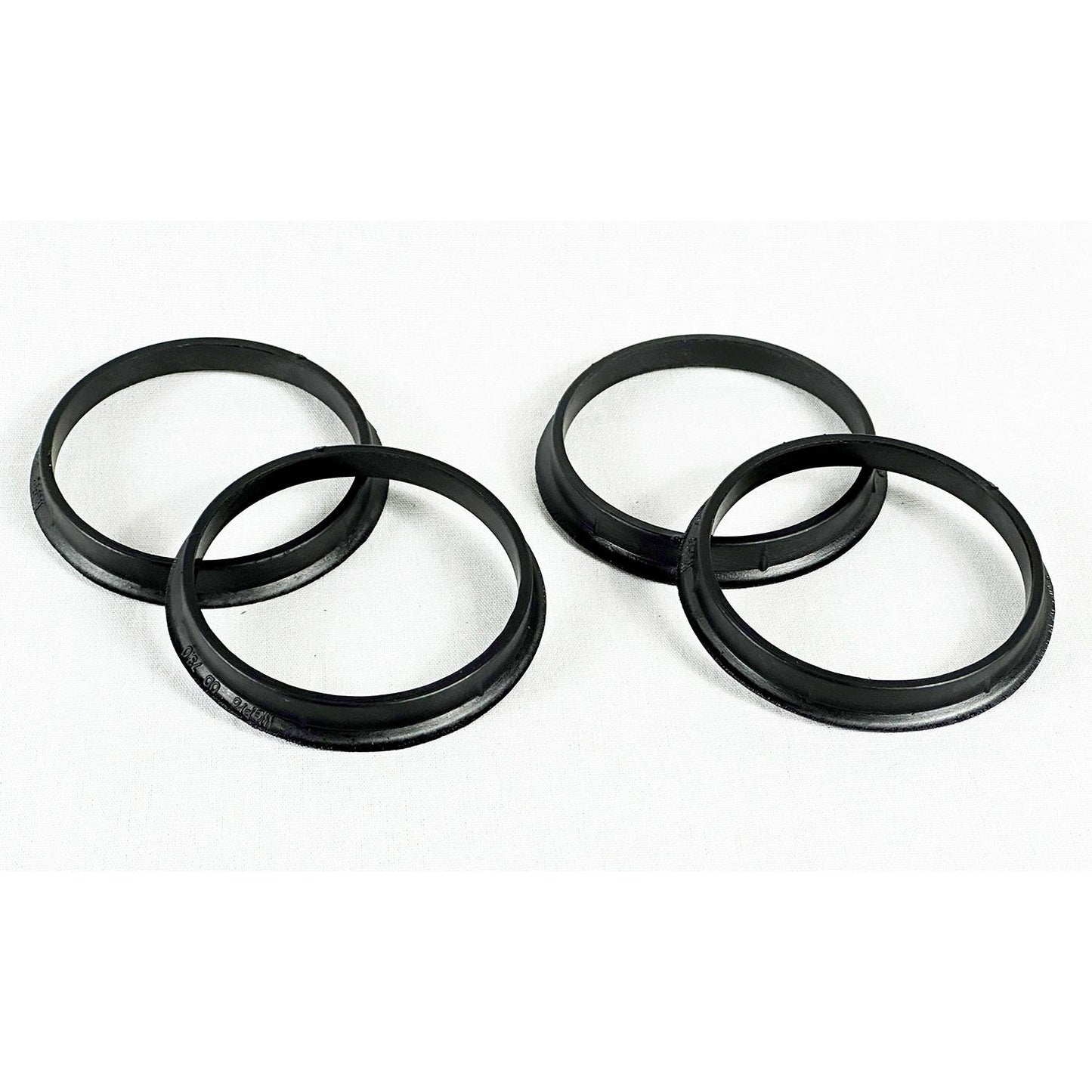 ENTHUZE| Hub Rings, Abs Plastic, Set Of 4, 73.1Mm Od X 65.1Mm Id |ACTHR73-6507-4