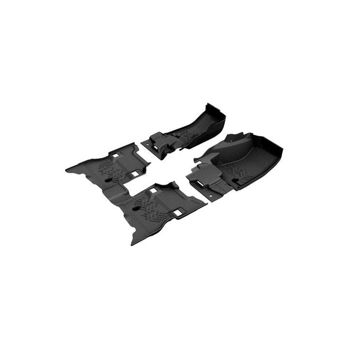 Armorlite 21-C WRANGLER JL F3PC RONT AND REAR COMPOSITE FLOORING 4XE MESA SMOKE B1012210-BLK1-AB
