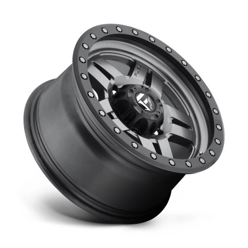 Fuel 1PC D558 ANZA MATTE GUN METAL BLACK BEAD RING