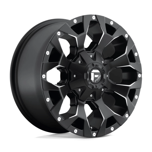 Fuel 1PC D546 ASSAULT MATTE BLACK MILLED