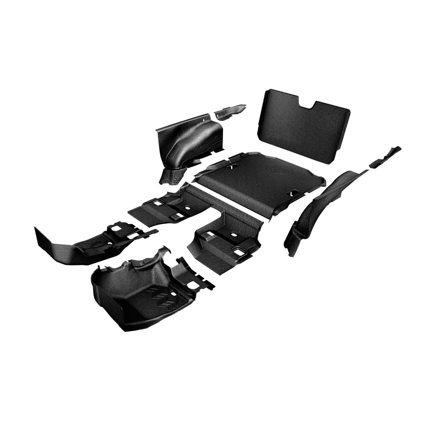 Armorlite 11-18 WRANGLER JK 2DR FULL VEHICLE KIT FRONT & REAR FLOORING MESA SMOKE B1013644-BLK1-AA