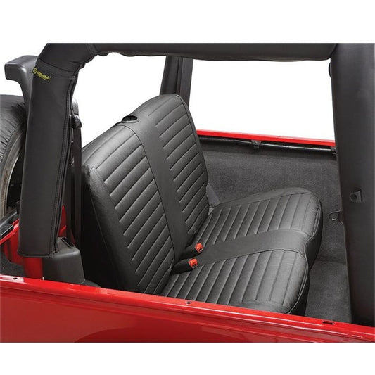 Bestop Seat Covers Black Denim Bench Fits Factory Seats Sold Individually I 29221-15