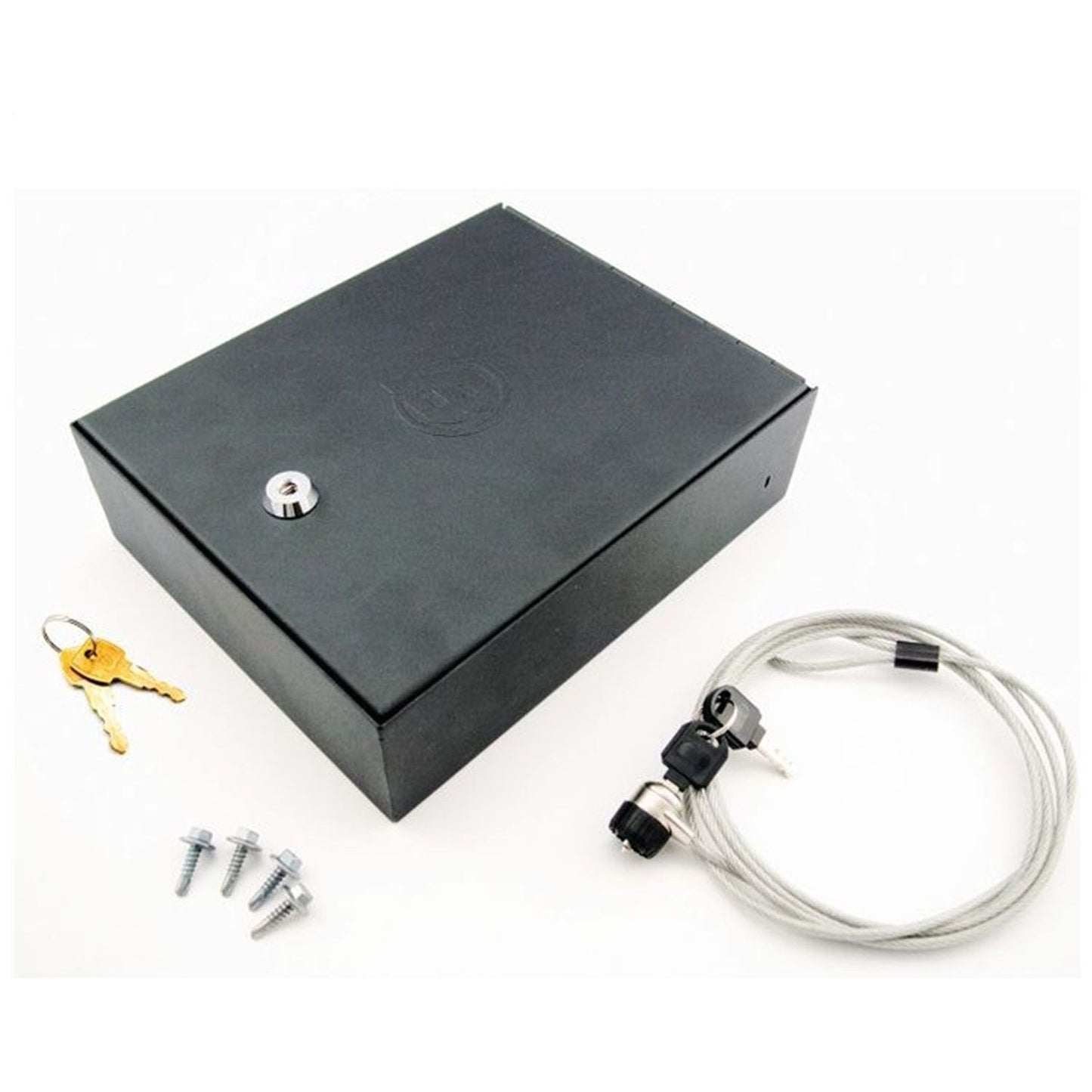 Underseat Lock Box Black Incl. Security Cable/Key Lock I 42644-01