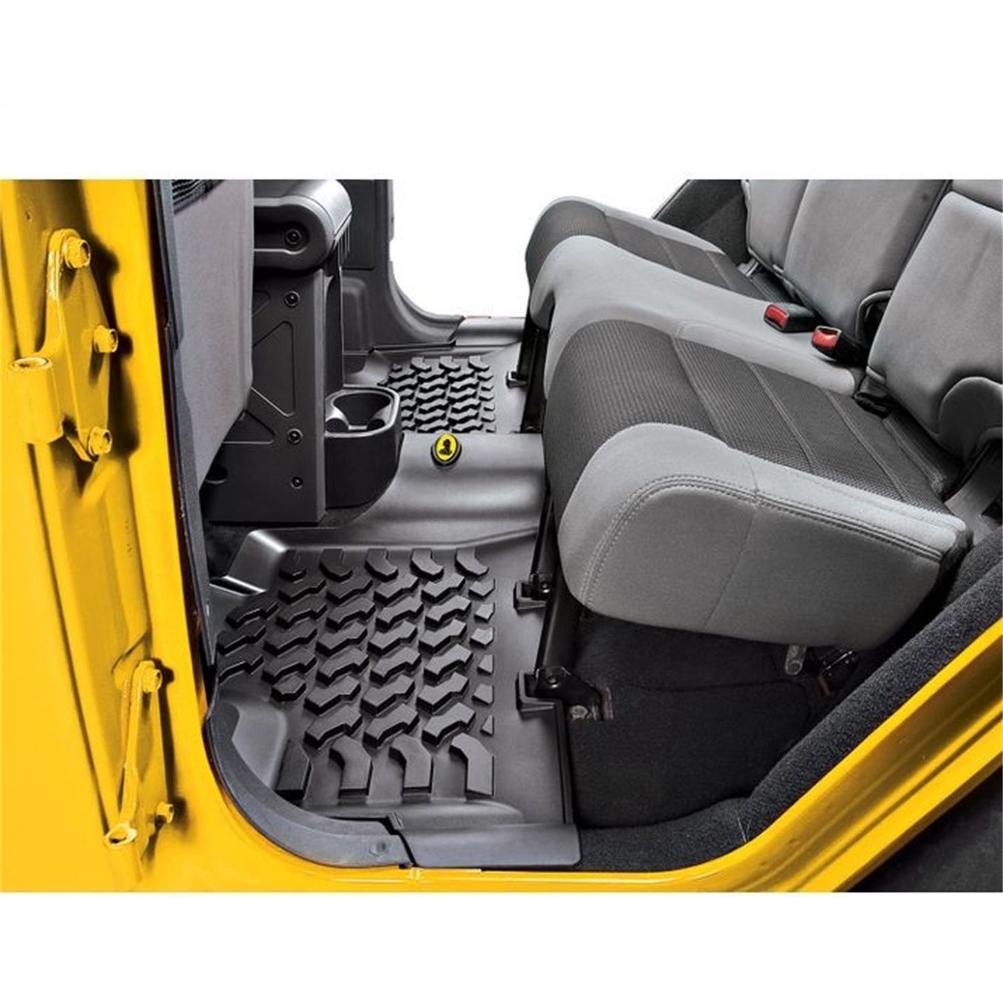 Bestop Floor Mats Black 1 pc. Rear Sold As Individual Mat I 51504-01