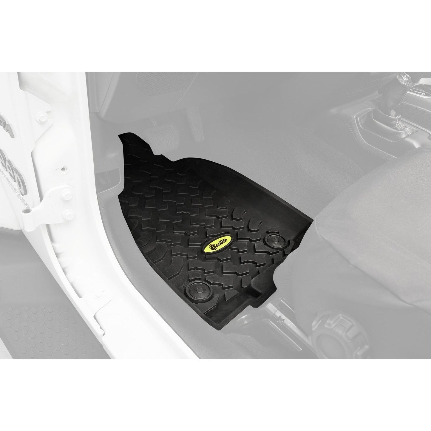 Bestop Floor Mats Black 2 pc. Front Sold As Pair I 51514-01