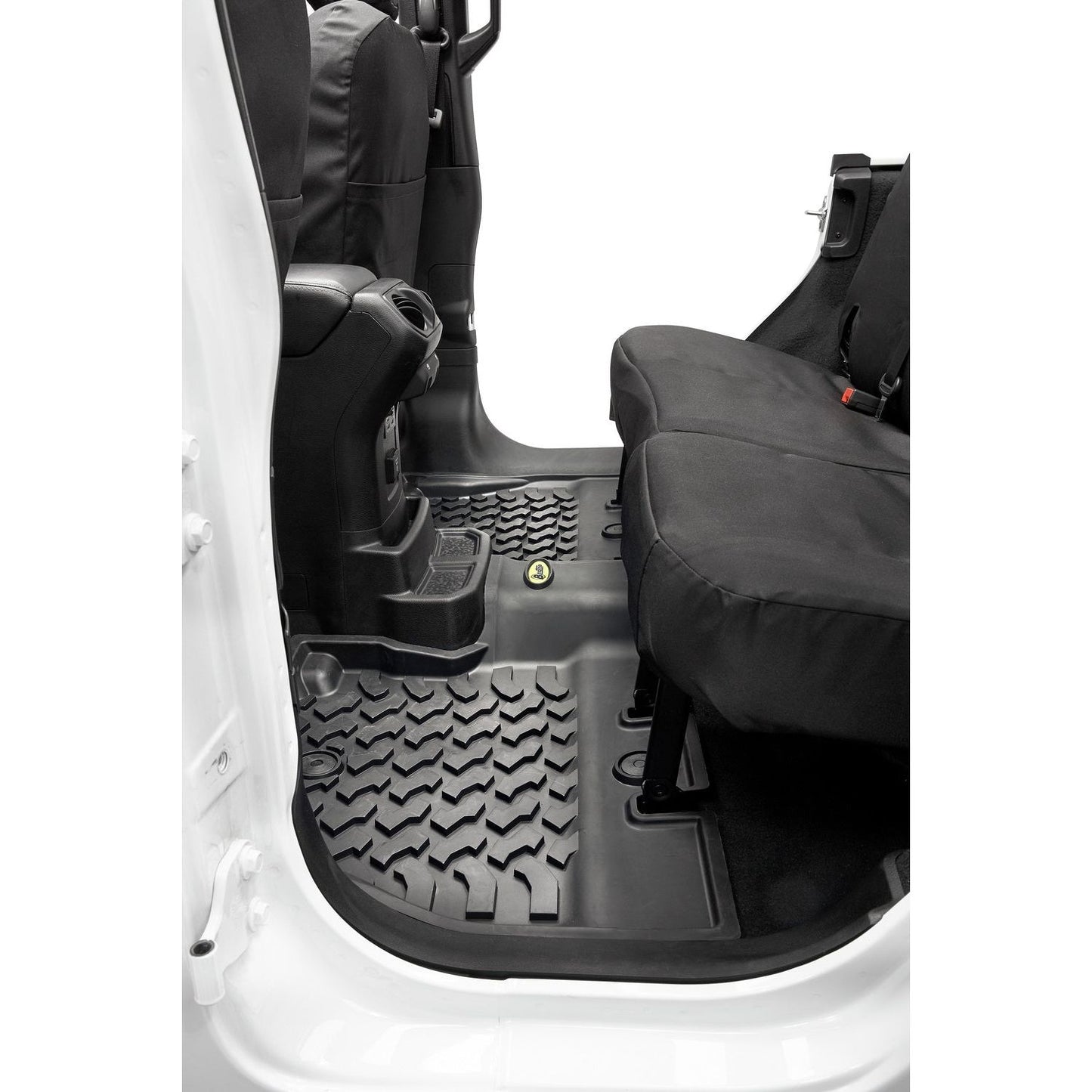 Bestop Floor Mats Black 1 pc. Rear Sold As Individual Mat I 51515-01
